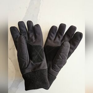 NEW UGG Quilted Waterproof Gloves Knit Cuff Touch Screen Compatible Size L/XL